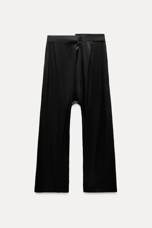 PANTALÓN SATINADO ASIMÉTRICO ZW COLLECTION