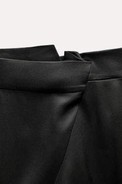 PANTALÓN SATINADO ASIMÉTRICO ZW COLLECTION