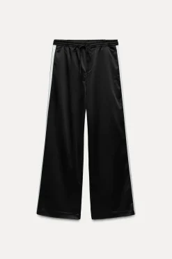 PANTALÓN SATINADO BANDA LATERAL