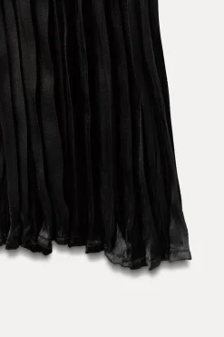 PANTALÓN SATINADO EFECTO ARRUGADO