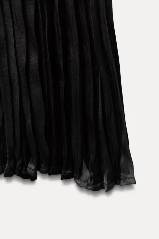 PANTALÓN SATINADO EFECTO ARRUGADO