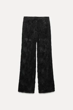 PANTALÓN SEMITRANSPARENTE ESTRUCTURA LENTEJUELAS