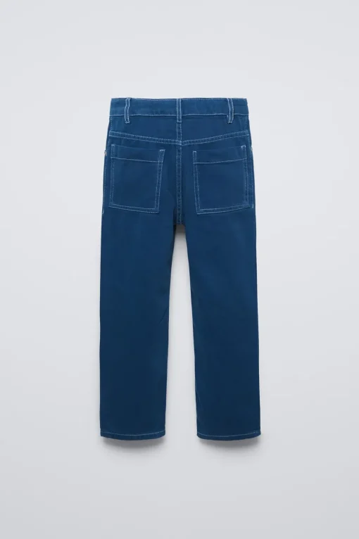 PANTALÓN STRAIGHT PESPUNTES