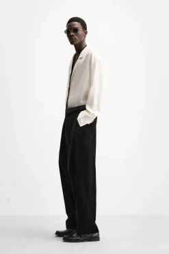 PANTALÓN TERCIOPELO PLIEGUES