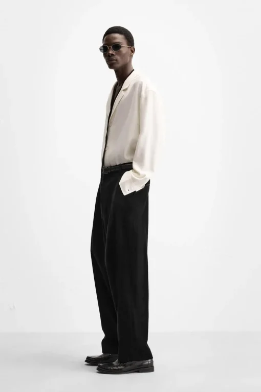 PANTALÓN TERCIOPELO PLIEGUES