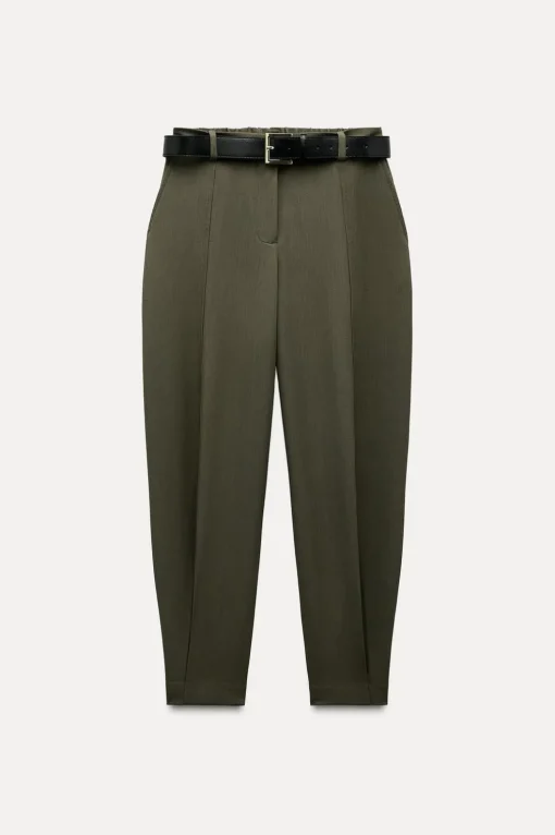 PANTALÓN TOBILLERO CINTURÓN