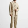 PANTALÓN TRAJE LINO - ALGODÓN