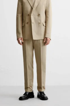 PANTALÓN TRAJE LINO - ALGODÓN