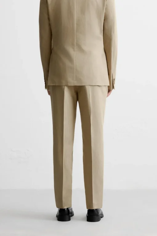 PANTALÓN TRAJE LINO - ALGODÓN