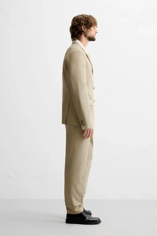 PANTALÓN TRAJE LINO - ALGODÓN