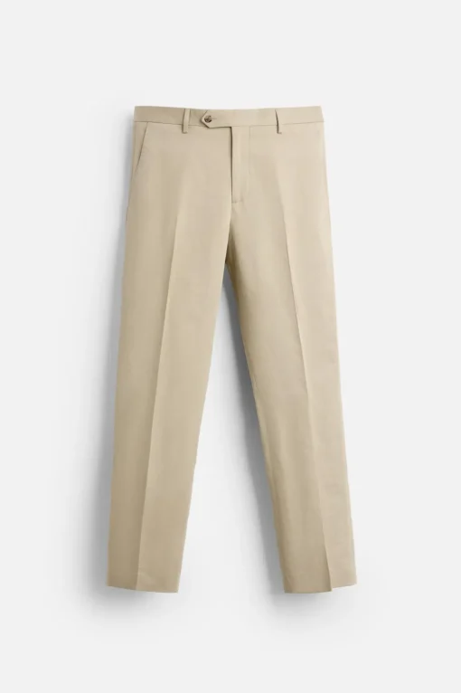 PANTALÓN TRAJE LINO - ALGODÓN