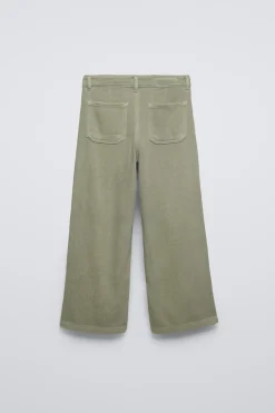 PANTALÓN WIDE LEG BORDADOS PERLAS
