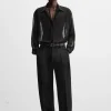 PANTALON RELAXED FIT PLIEGUES
