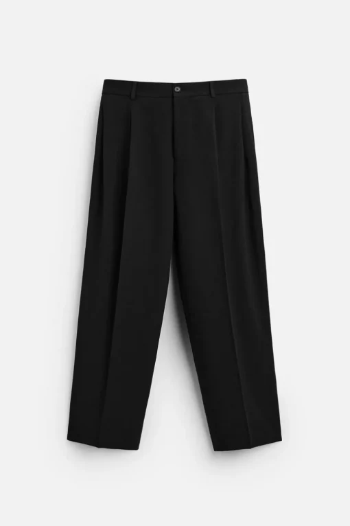 PANTALON RELAXED FIT PLIEGUES