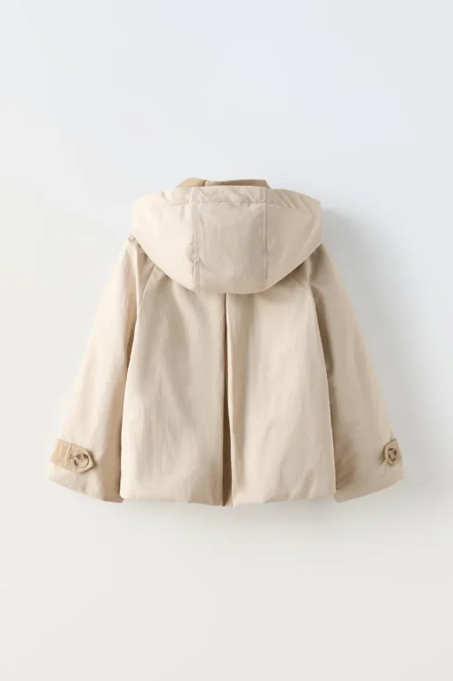 PARKA CORTA CAPUCHA WATER REPELLENT