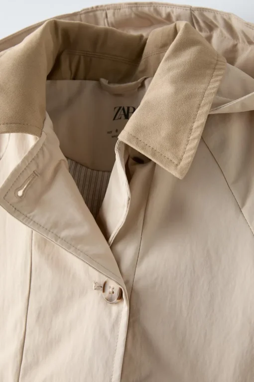 PARKA CORTA CAPUCHA WATER REPELLENT