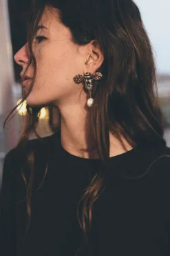 PENDIENTES ABEJA JOYAS