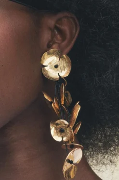 PENDIENTES CORDÓN FLORES