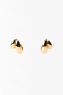 PENDIENTES MEDIO ARO DOBLE