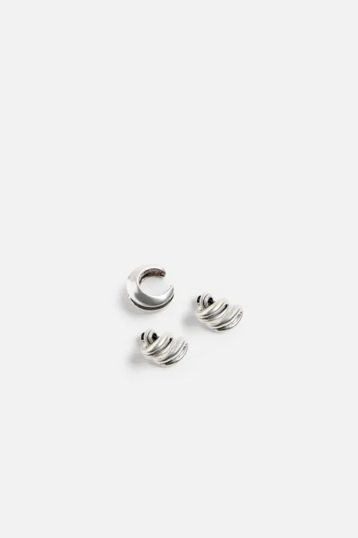 PENDIENTES Y EARCUFF PACK X NANUSHKA