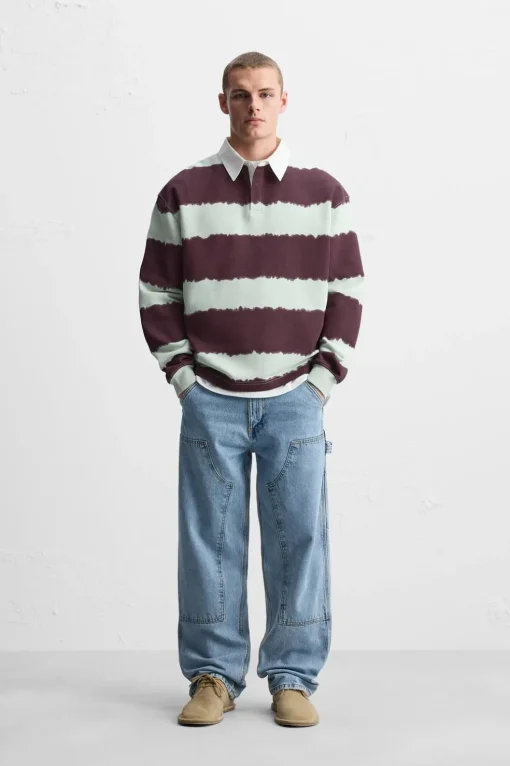 POLO ESTAMPADO RAYAS TIE DYE