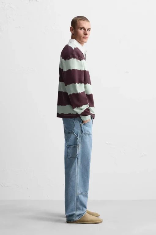 POLO ESTAMPADO RAYAS TIE DYE