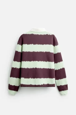 POLO ESTAMPADO RAYAS TIE DYE