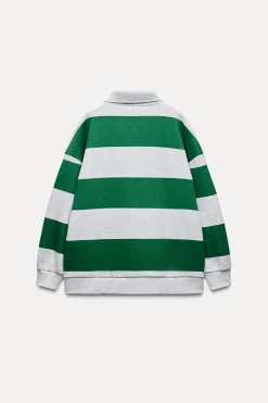 POLO FELPA RAYAS