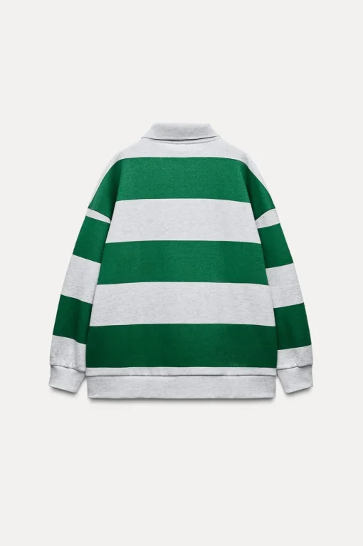 POLO FELPA RAYAS