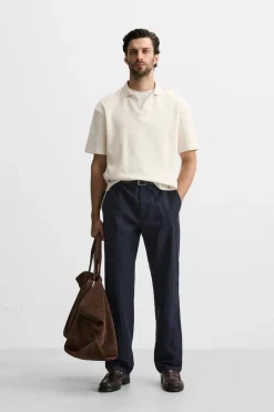 POLO JACQUARD GEOMÉTRICO