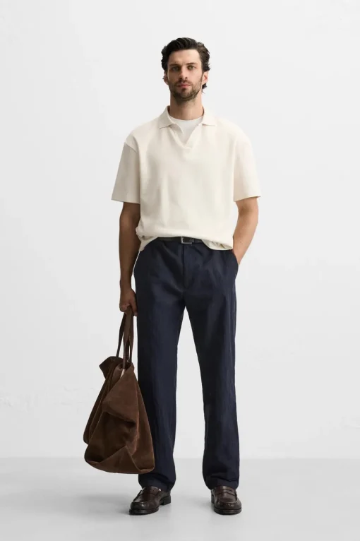 POLO JACQUARD GEOMÉTRICO