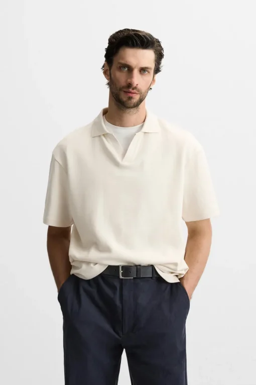 POLO JACQUARD GEOMÉTRICO