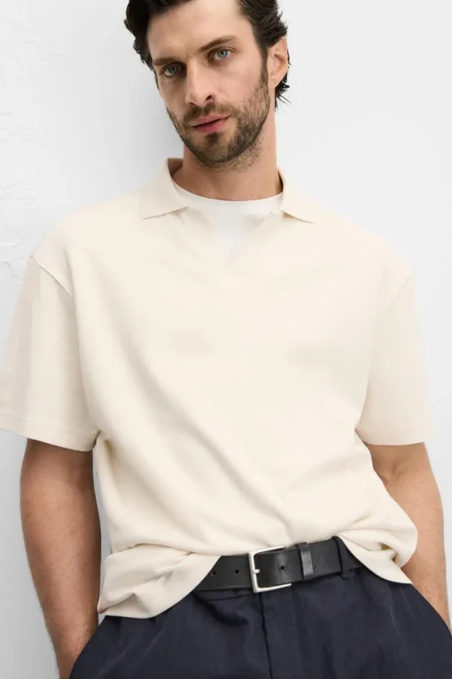 POLO JACQUARD GEOMÉTRICO