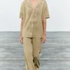 POLO OVERSIZE PUNTO JACQUARD