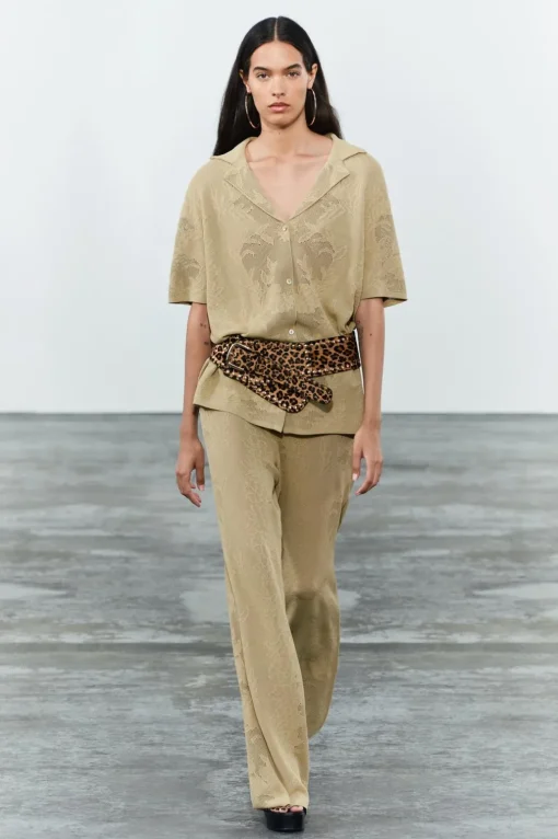 POLO OVERSIZE PUNTO JACQUARD