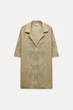 POLO OVERSIZE PUNTO JACQUARD