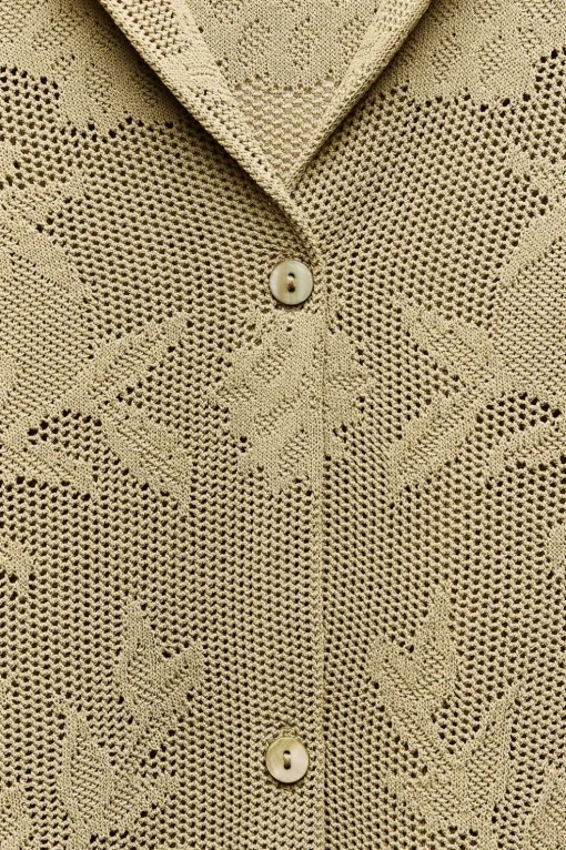 POLO OVERSIZE PUNTO JACQUARD