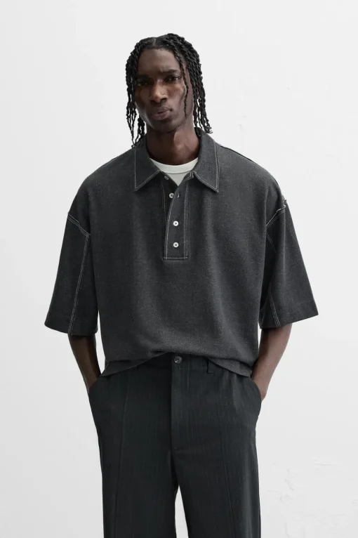POLO PESPUNTE CONTRASTE