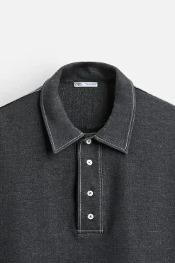POLO PESPUNTE CONTRASTE