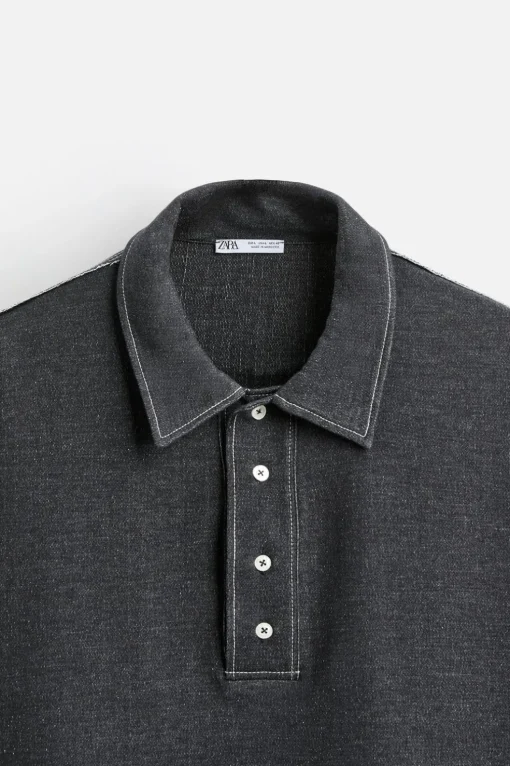 POLO PESPUNTE CONTRASTE