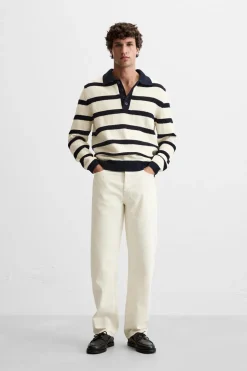 POLO PUNTO JACQUARD RAYAS