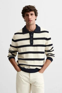 POLO PUNTO JACQUARD RAYAS