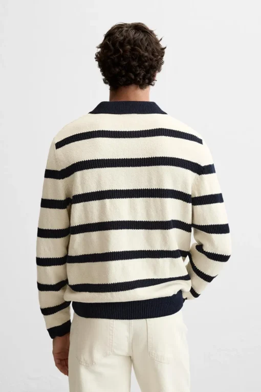 POLO PUNTO JACQUARD RAYAS