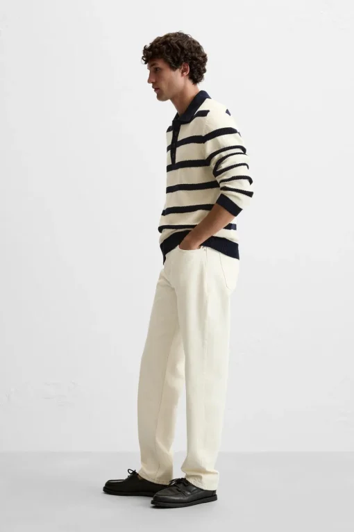 POLO PUNTO JACQUARD RAYAS