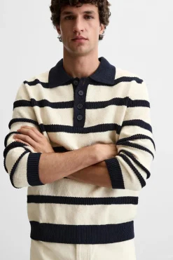 POLO PUNTO JACQUARD RAYAS