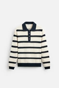 POLO PUNTO JACQUARD RAYAS