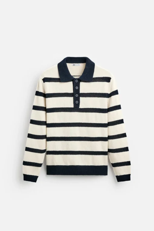 POLO PUNTO JACQUARD RAYAS