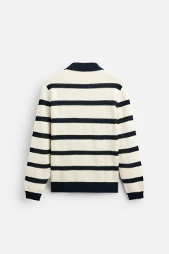POLO PUNTO JACQUARD RAYAS