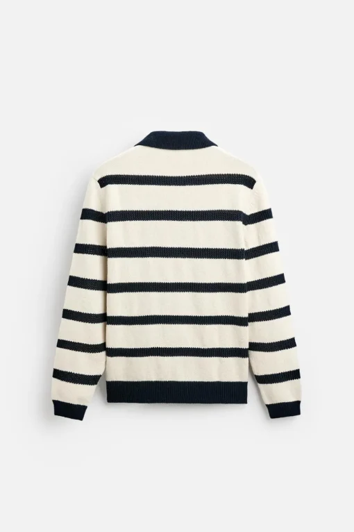 POLO PUNTO JACQUARD RAYAS