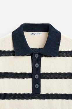 POLO PUNTO JACQUARD RAYAS